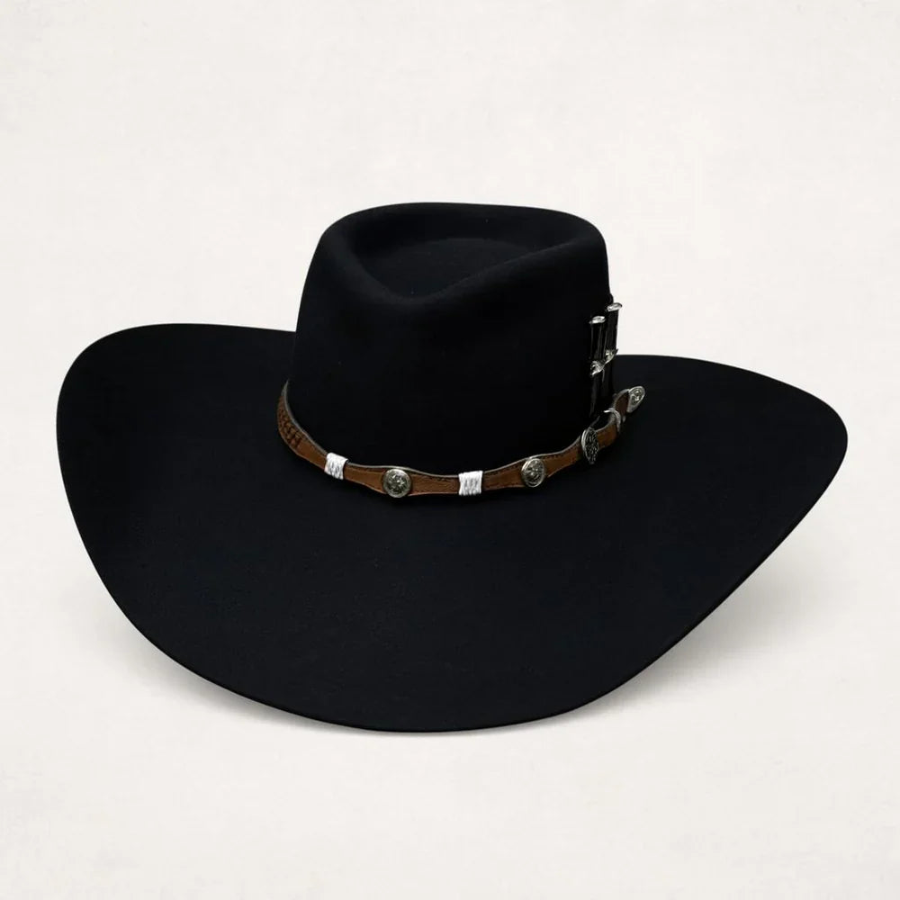 Chapeu 3 Cravos Americano Preto